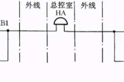 一例用单线向控制室发信号的线路