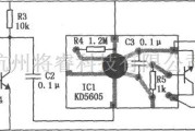 自动控制中的声控玩具小猫电路图