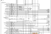 马自达中的马自达94TAURUS(3.8L) 电子式仪表板电路图