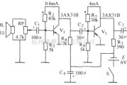 调节放大中的音量可调阻容耦合放大器电路
