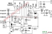 音频电路中的LA4287伴音功放电路图示意图