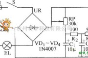 电源电路中的灯用无级调压电路图