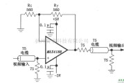 宽带放大中的由MAX4188构成的视频线驱动放大器电路