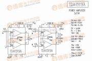 音频处理中的TDA1579A 音响IC电路图