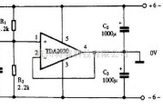 稳压电源中的巧用TDA作正负稳压双电源电路图