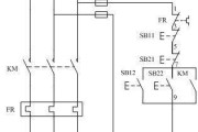 低压电动机两地控制二次回路图
