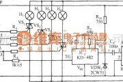 灯光控制中的声控式音乐与彩灯流水同步的控制器电路