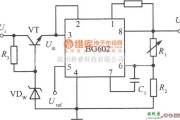 稳压电源中的BG602组成的高输入电压集成稳压电源电路之一电路图