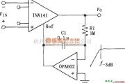 仪表放大器中的由INA141构成的交流耦合仪表放大器