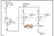 丰田中的96年凌志SC400倒车灯电路图