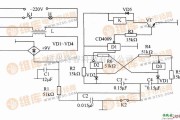 开关电路中的碰触式开关电路图