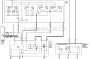 凯迪拉克中的凯帝拉克雨刮清洗器电路图(带雨滴传感)