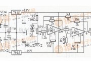 稳压电源中的高稳定恒流电源电路图