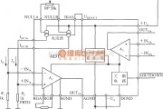 传感信号调理中的铂热电阻信号调理器ADT70的内部电路框图及典型应用电路