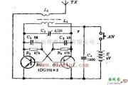遥控电路中的无线遥控玩具车发射机电路图