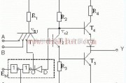 基础电路中的三态门输出门电路原理图