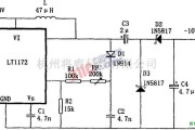 电源电路中的LT1172设计的极性反转型升压电源