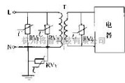 传感器电路中的将隔离变压器应用于电源避雷电路的原理图