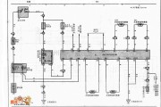丰田中的丰田威驰ABS控制电路图