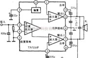 音频电路中的TA7250/TA7250P功率放大电路图原理图