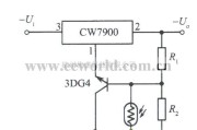 电源电路中的光控稳压电源光照时输出电压下降
