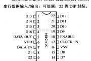 数字电路中的驱动器和通信电路引脚及主要特性MM5484 LED显示驱动器