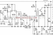 电源电路中的24V显示器高压电源电路