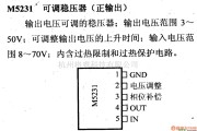 电源电路中的调压器.DC-DC电路和电源监视器引脚及主要特性 M5231