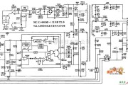 显示器电源中的VGA与NEC JC-1404HMN-1型多频TTL彩色显示器的电源电路图