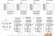 LED电路中的单片机控制的led点阵电子屏电路图