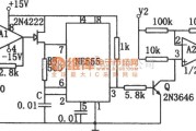 运算放大电路中的用NE555构成的除法电路图