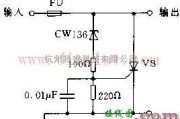 电源电路中的基于采用CW136构成的过压保护电路图