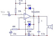 电子管功放中的TDA2030功放电路双电源接法电路图