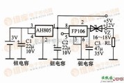 电源电路中的用电池产生+5V/+12V电路图