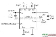 LED电路中的可构成高电流白光LED驱动器电路图