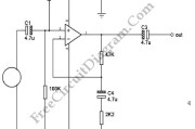 一个简单的麦克风前级放大器