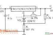 稳压电源中的高精度、高稳定性的+10V集成稳压器电路图