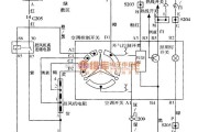 大宇中的大宇空调控制开关及鼓风机电路图