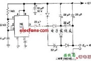 基于NE555的低功率直流四倍压电路图