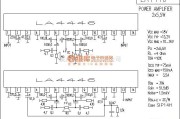 集成音频放大中的LA4446功放电路