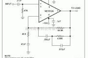 耳机放大中的ne5532运算放大电路图