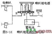 汽车喇叭继电器控制电路分析