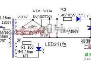 稳压电源中的稳压二极管测试器电路