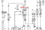 东风雪铁龙中的富康轿车仪表与警告指示灯电路图