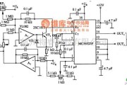 振荡电路中的由MC34025P等构成的频率自动跟踪方式的压控振荡器