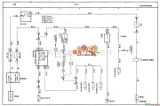 丰田中的天津威驰车内灯和点烟器电路图