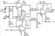 调节/测量放大电路中的采用程控集成运放的测量放大电路图