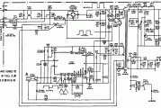 NEC JC-1403HMED型多频TTL和VGA大屏幕彩色显示器的电源电路图