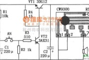 定时控制中的CW9300组成的定时门铃电路图