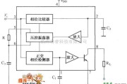 红外线热释遥控中的LM567内部结构电路图